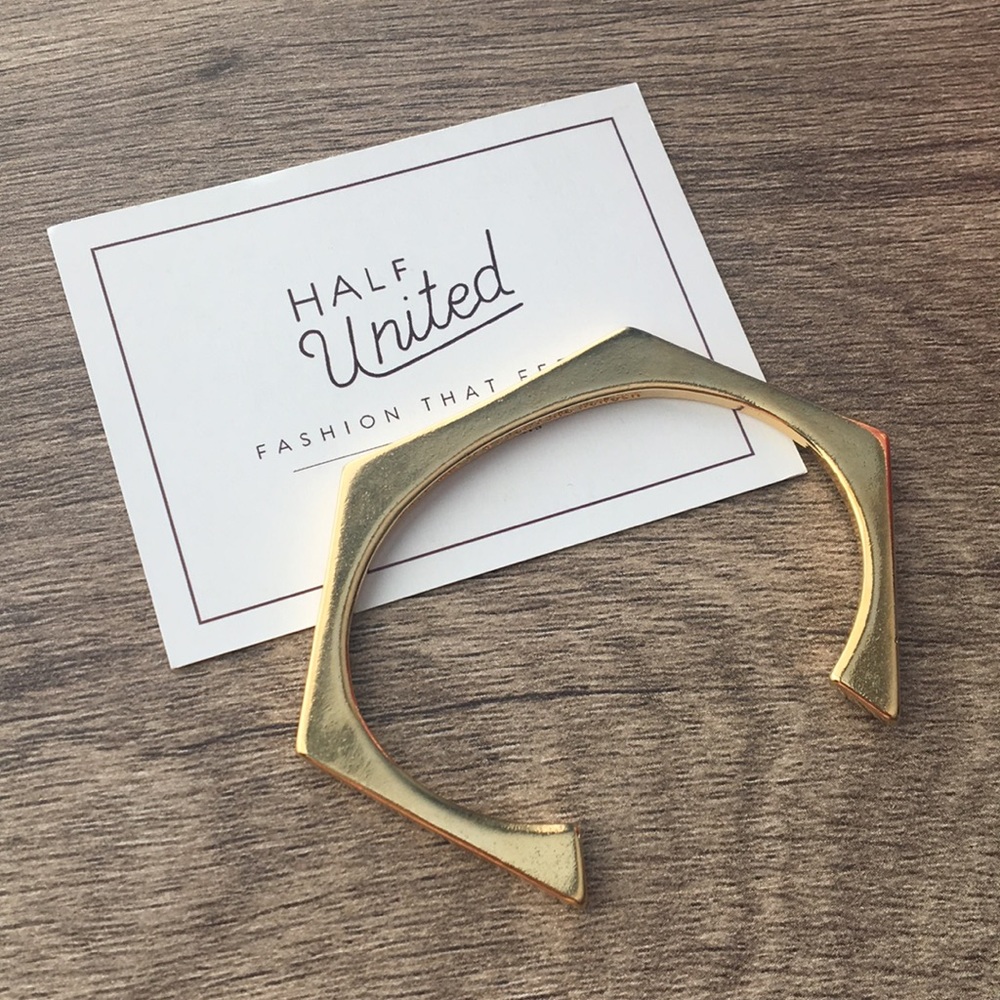 The Hex Cuff in Gold